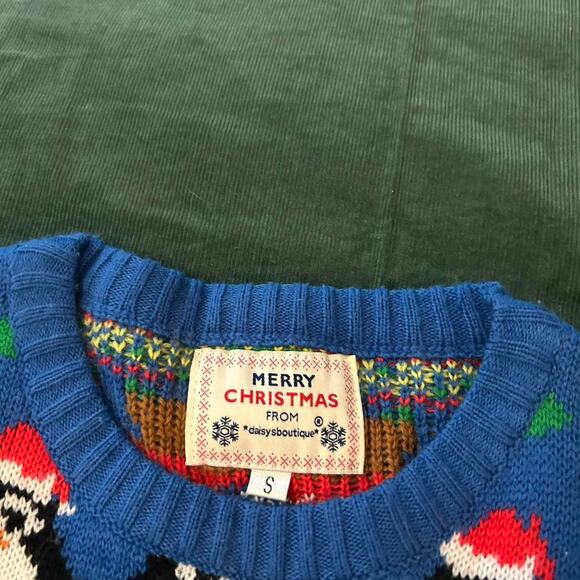 Y2k knitted penguin sweater - Picture 3 of 4